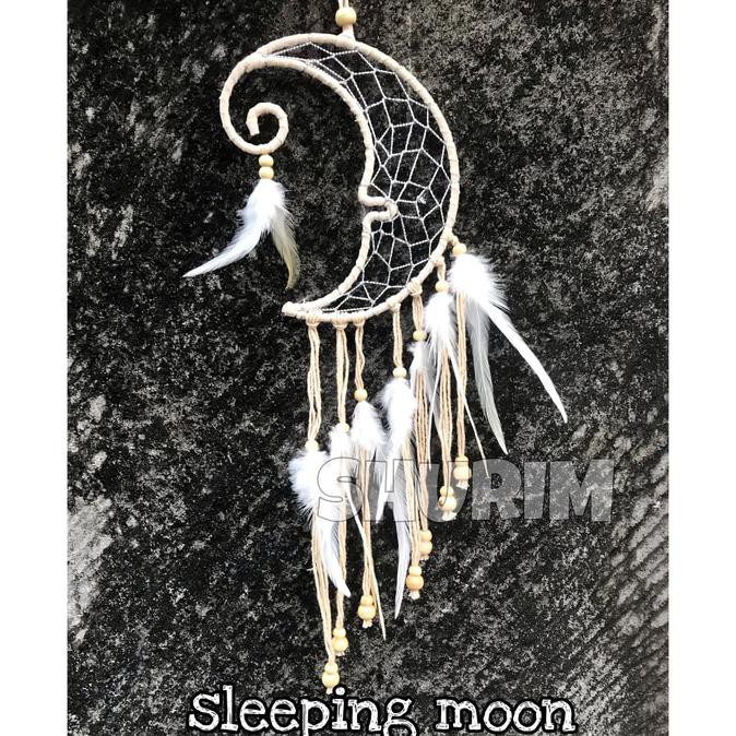 Dream Catcher Hình Trăng Khuyết / Mặt Trăng / Mặt Trời Phong Cách Boho