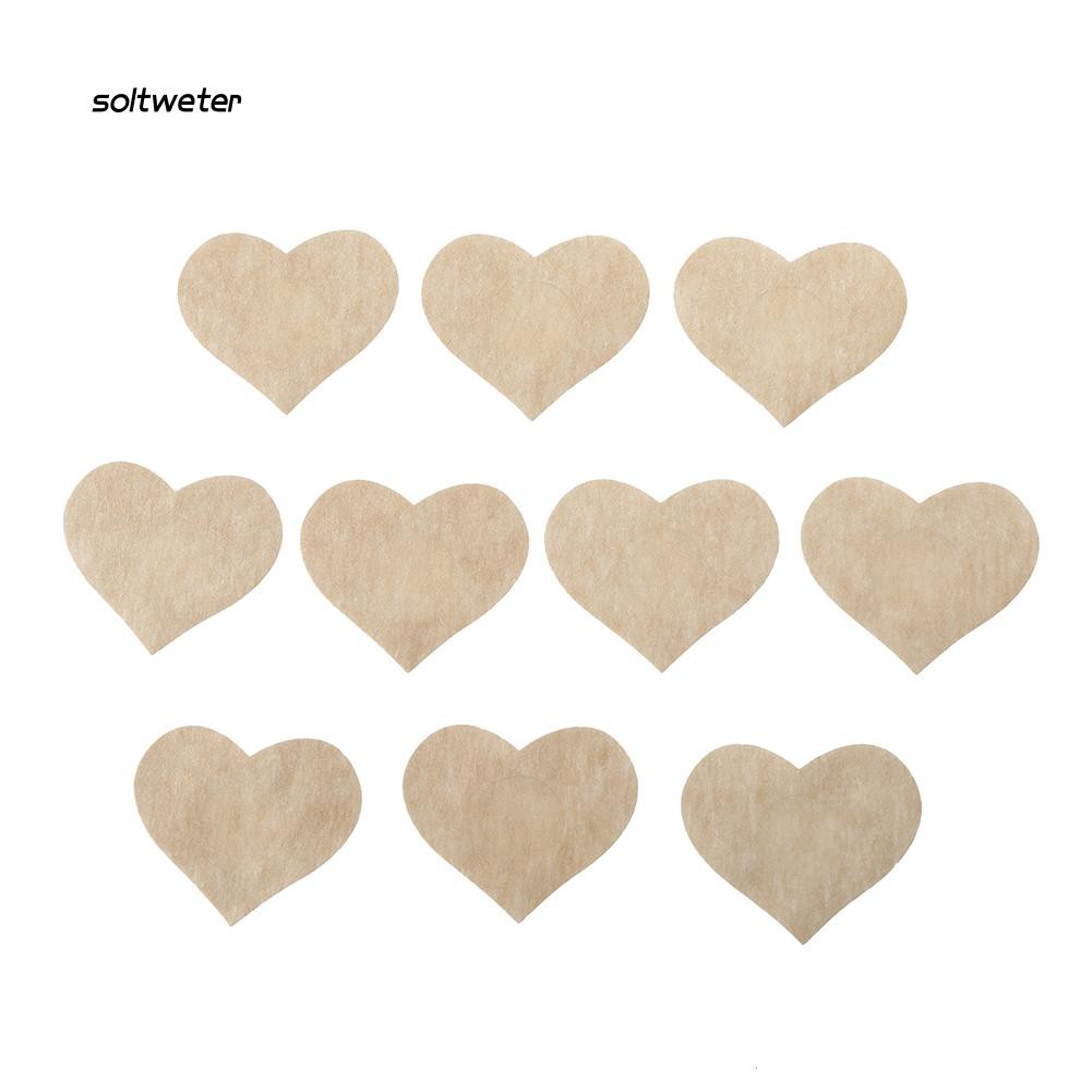 Set 5 cặp miếng dán đầu ti nữ hình hoa trái tim độc đáo