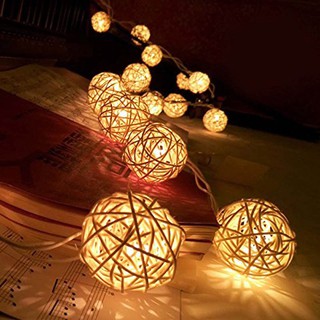 20 đèn LED dây mây trang trí nhà/ tiệc