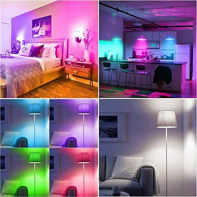 Bóng Đèn Led Đổi Màu E27 E14 5w 3w Rgb 110v 220v Rgb