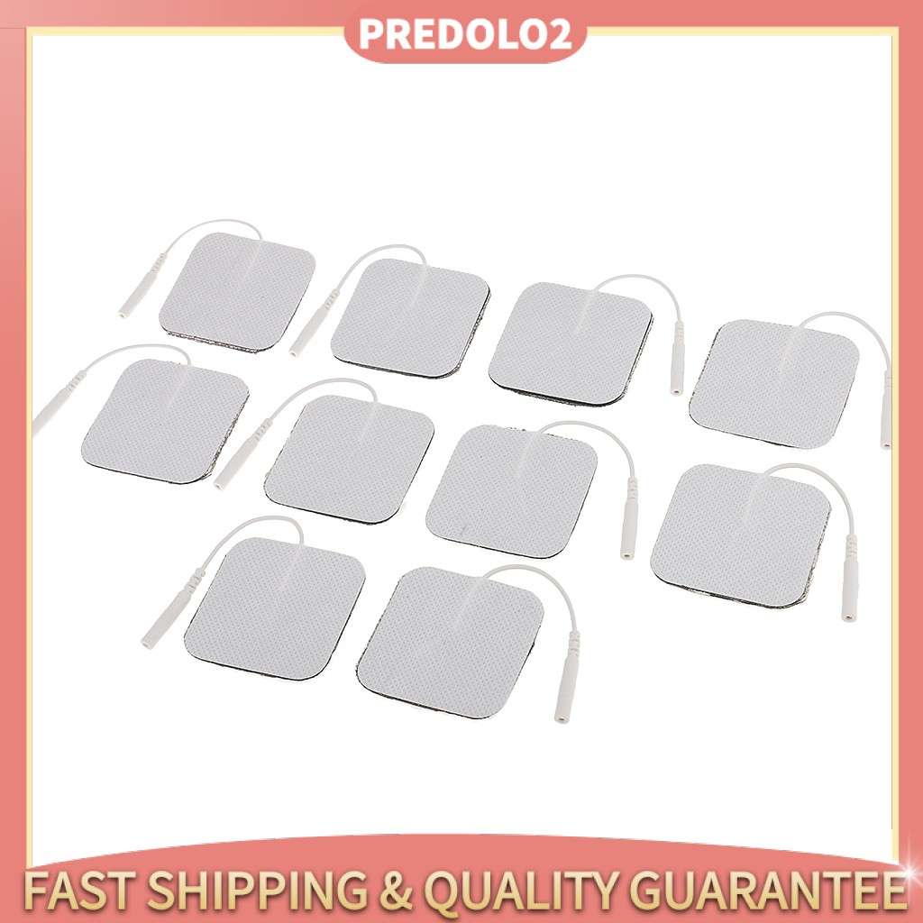 [Hàng mới về] Gói 10 miếng dán massage 2x2 inch thay thế tiện lợi có thể tái sử dụng