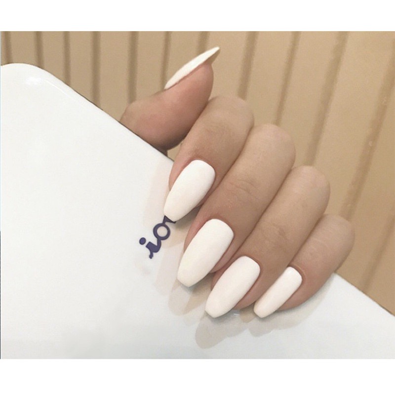Bộ 24 móng giả D012 dáng móng dài ( Tặng kèm keo và dũa )