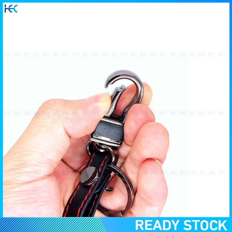Móc chìa khóa xe hơi bằng da thiết kế sang trọng chất lượng cao