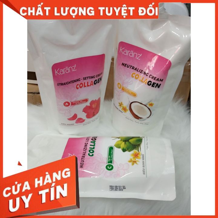 UỐN NÓNG DUỖI THÔNG MINH KARANZ COLLAGEN DỪA  TẬN GỐC  KHÔNG HÔI KHÔ TÓC , SIÊU THƠM THẲNG BÓNG MƯỢT TỰ NHIÊN ĐA NĂNG.