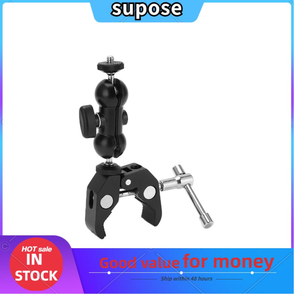 Phụ kiện kẹp đầu bi mini cho máy ảnh 1/4 3/8 | BigBuy360 - bigbuy360.vn