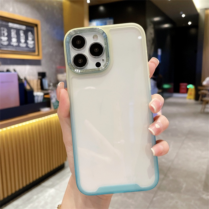 Ốp Điện Thoại Màu Gradient 6d Cho I-phone 13 12 11 Pro Max X Xs Xr Xsmax