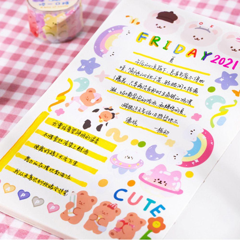 Cuộn Băng Keo Dán Trang Trí Sổ Tay / Văn Phòng