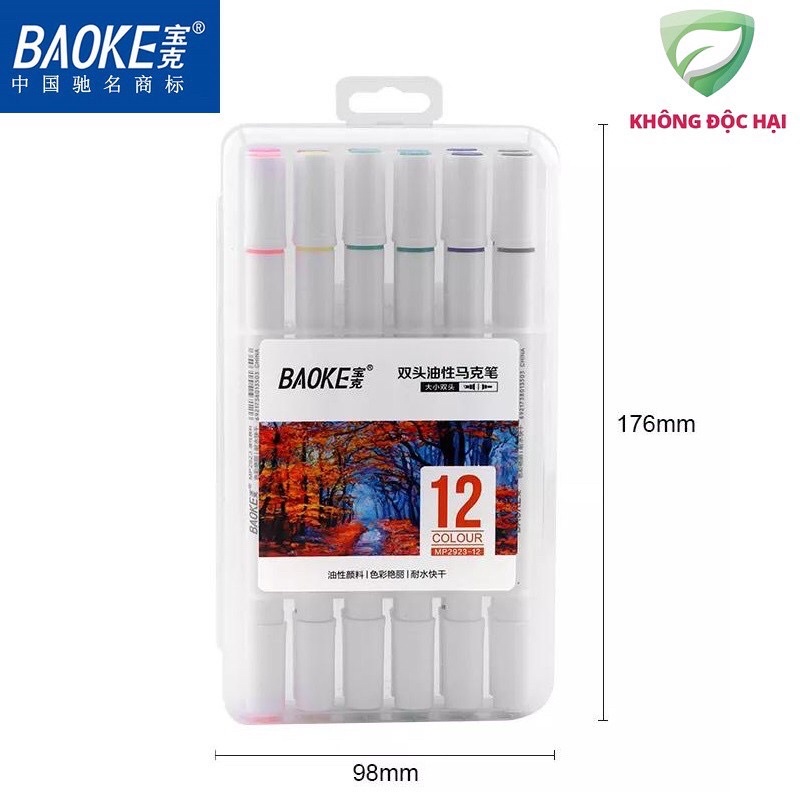 Pens- Art Maker - Hộp bút lông màu 2 đầu Baoke Mp2923