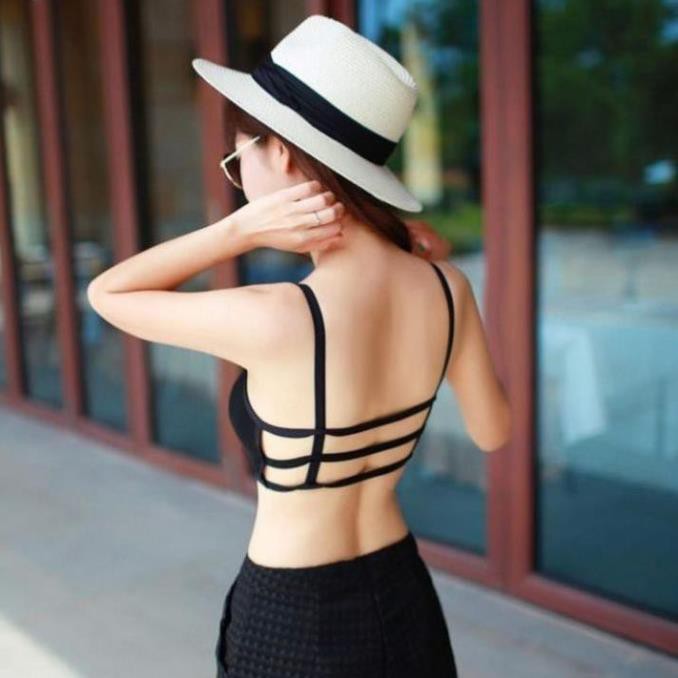 [BÃO SALE] Áo Bra Cotton Ba Dây Xnh Xắn Mút Mỏng Mát