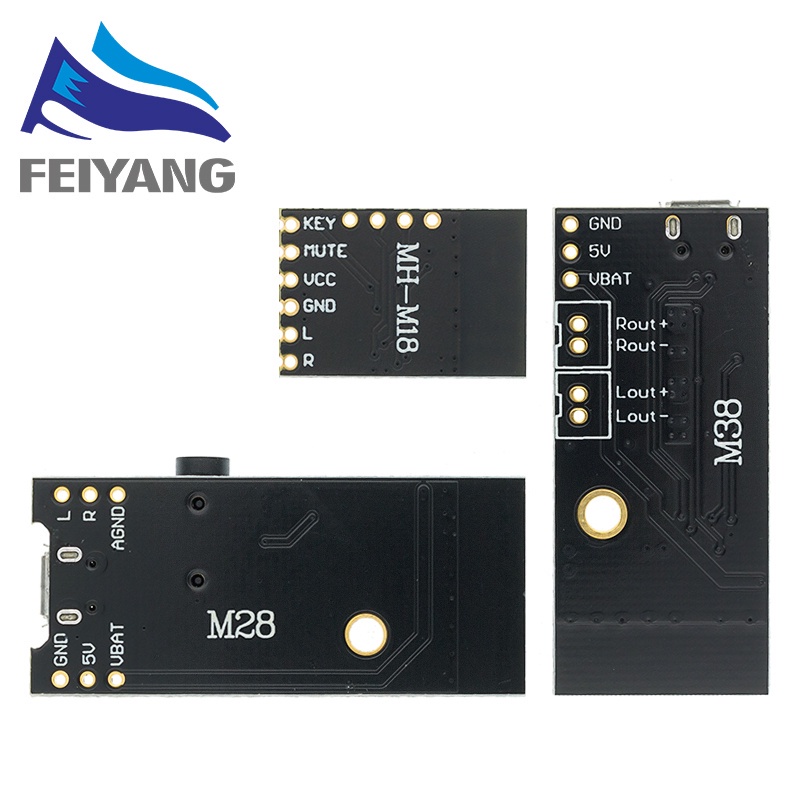 Bảng Mạch Thu Tín Hiệu Âm Thanh Bluetooth Không Dây Mh-MX8 BLT 4.2 mp3