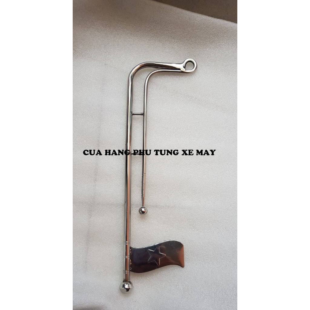 Cột cờ inox gắn trang trí các loại xe