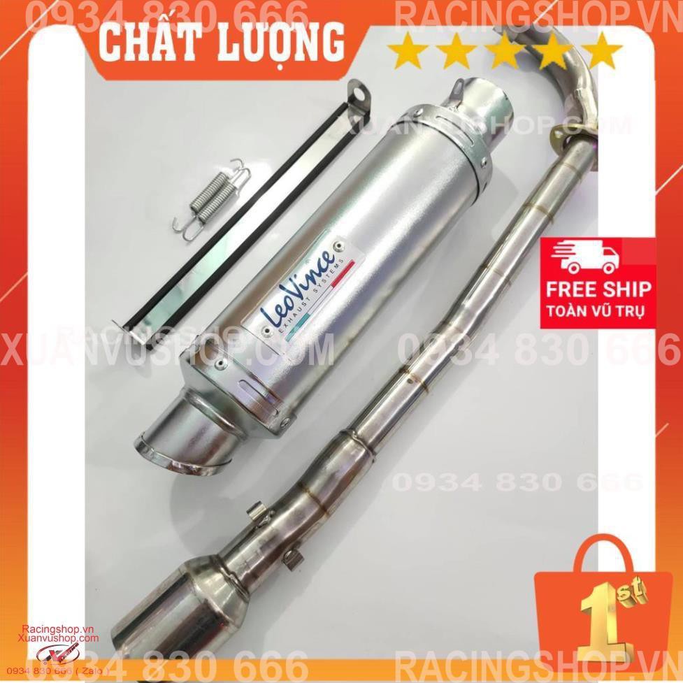 ❀Pô Leovince 🔥 Leo Vince full cổ cho Wave ,Dream , Cup Ex 50 cc, 67 rim Sirius Jupiter cc