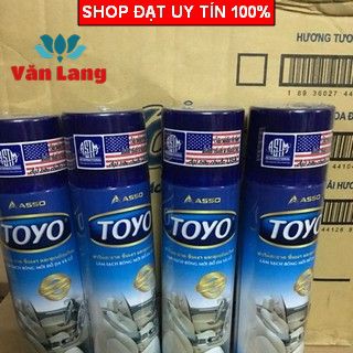 Chai xịt bóng Toyo Thái Lan 500ml, bình xịt bóng da, gỗ, nội thất ô tô - Chính Hãng