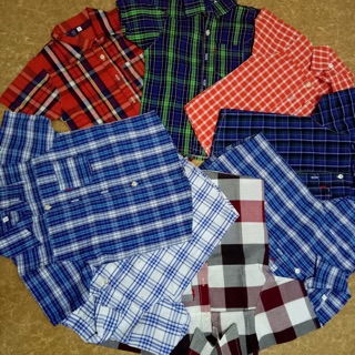 Combo 2 áo sơ mi kẻ + 5 áo ba lỗ