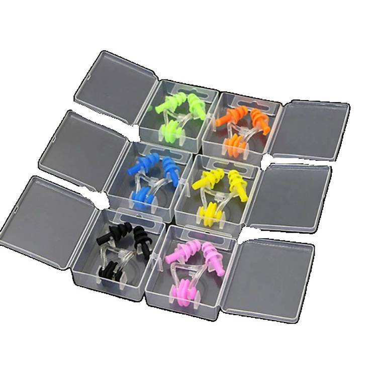 Bộ kit bịt tai và bịt mũi Cleacco chất liệu silicone BORO SPORT