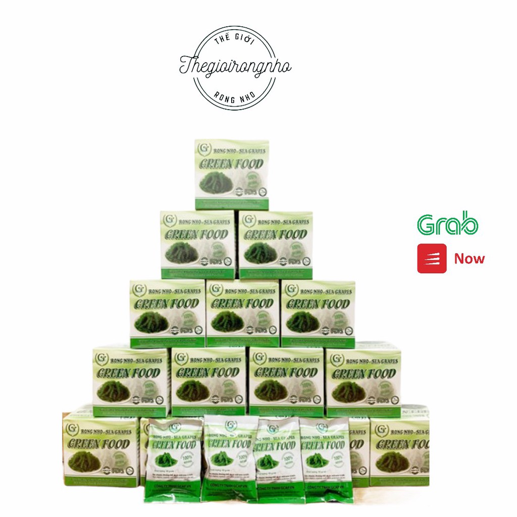 [CHÍNH HÃNG] Rong nho Green Food 100% Natural Hàng Công Ty Check Thông Tin Qua Mã Vạch