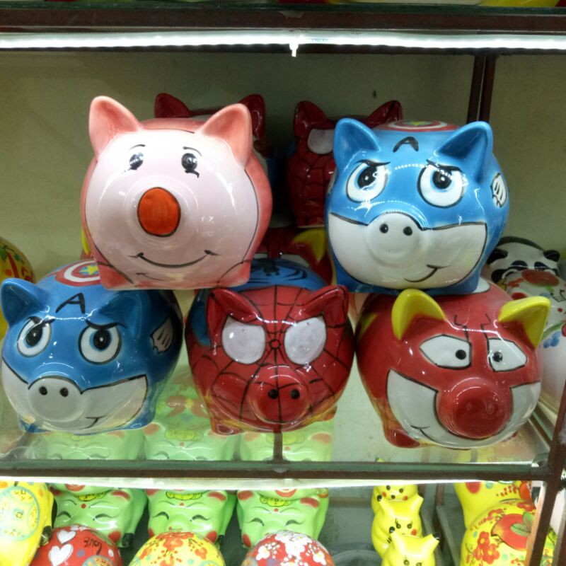 Lợn sứ tiết kiệm màu hồng siêu cute size to - Heo tiết kiệm | BigBuy360 - bigbuy360.vn