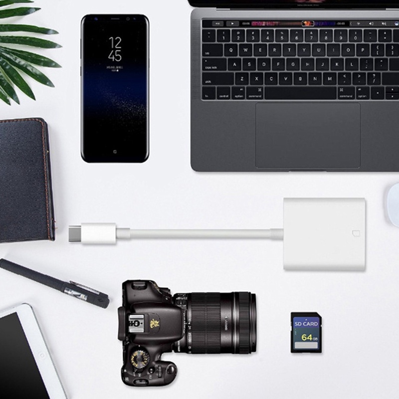 Đầu Đọc Thẻ Nhớ Cổng Usb 3.1 Type C Sang Sd Sdxc Dành Cho Điện Thoại Android