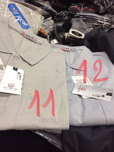 Áo dài tay cotton nam trung tuổi chất đẹp