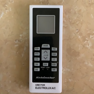 Điều khiển điều hoà Electrolux mặt đen