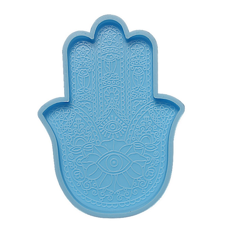 Khuôn Silicone Làm Đế Lót Ly Hình Bàn Tay Fatima Diy Trang Trí Nhà Cửa