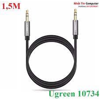 Cáp loa 2 đầu 3.5 ugreen 10733 10734 10735 10736 10737 dài 1m 1.5m 3m 5m - dây loa 1 ra 1, cáp av, audio chính hãng
