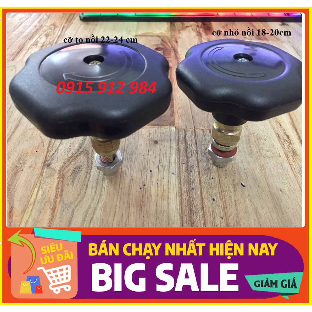 Phụ kiện - Trục đồng, núm vặn nồi áp suất sử dụng cho các loại nồi từ 3 đến 7 lít