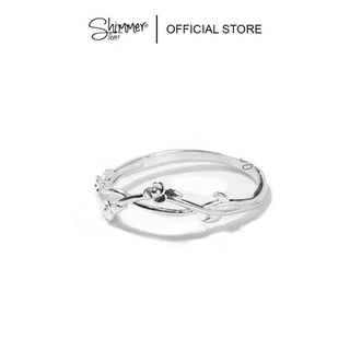 Nhẫn bạc 925 Roses - Shimmer Silver