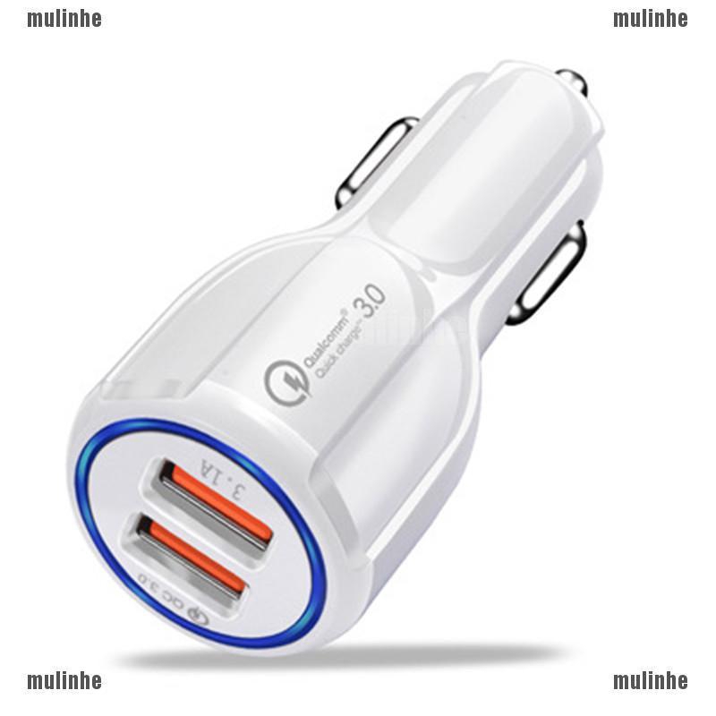 Mul55❤❤ Cốc Sạc Nhanh QC3.0 2 Cổng USB