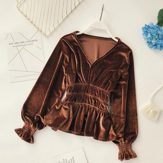 Áo nhung vintage