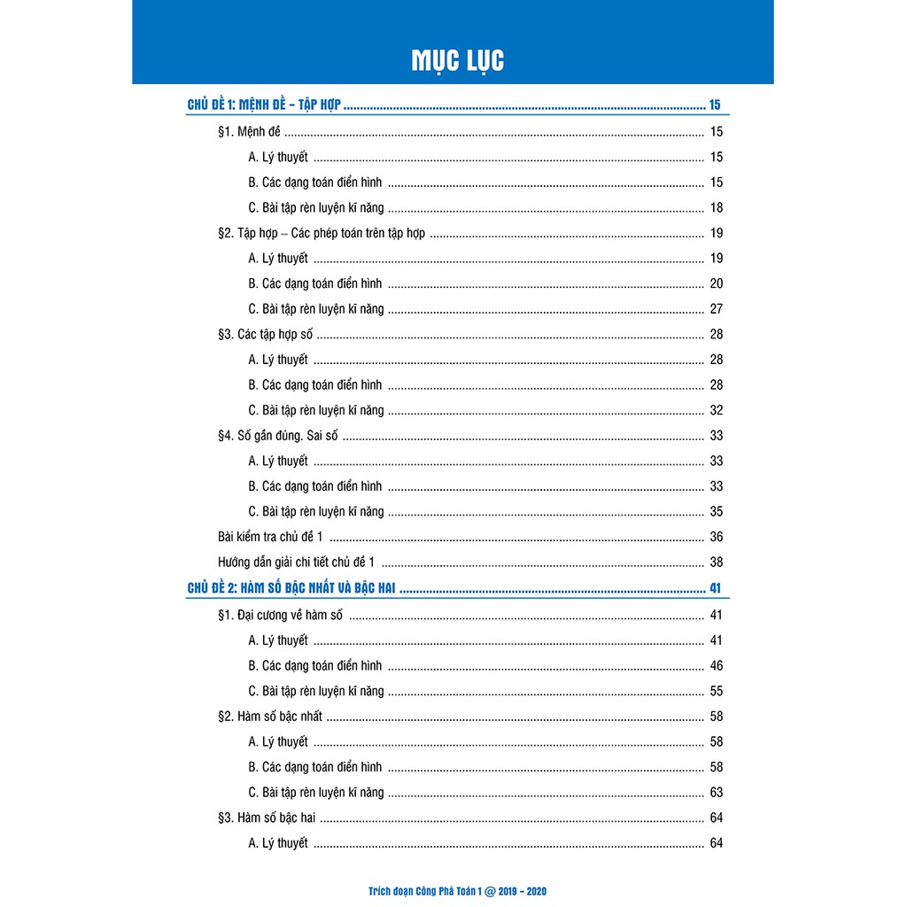 sách - [luyện thi THPT quốc gia] Công Phá Toán 1