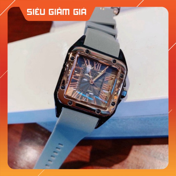 {HOT HOT} Đồng hồ guou nữ mặt vuông dây silicon, bảo hành 12 tháng, tặng box | BigBuy360 - bigbuy360.vn