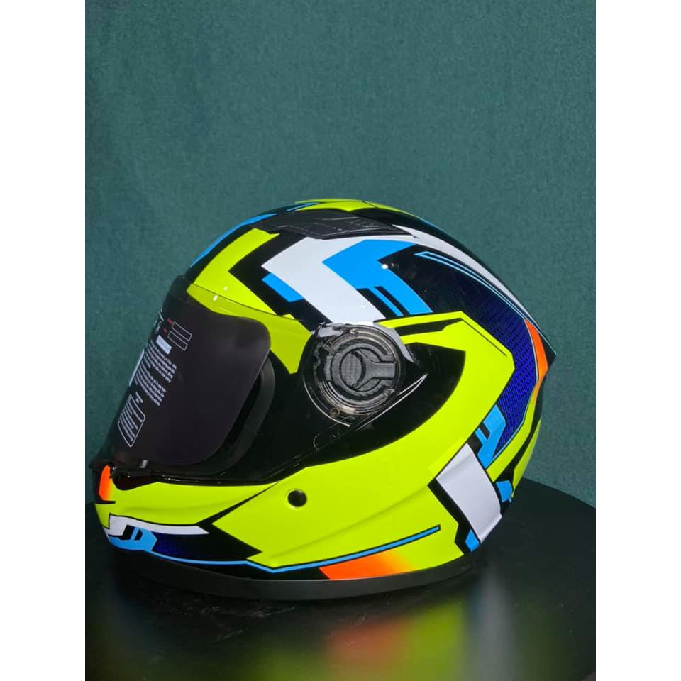 Fullface Asi M136 Tem Mới Cực Hót - Tặng Túi Đeo Lưng Và Thú Nhún