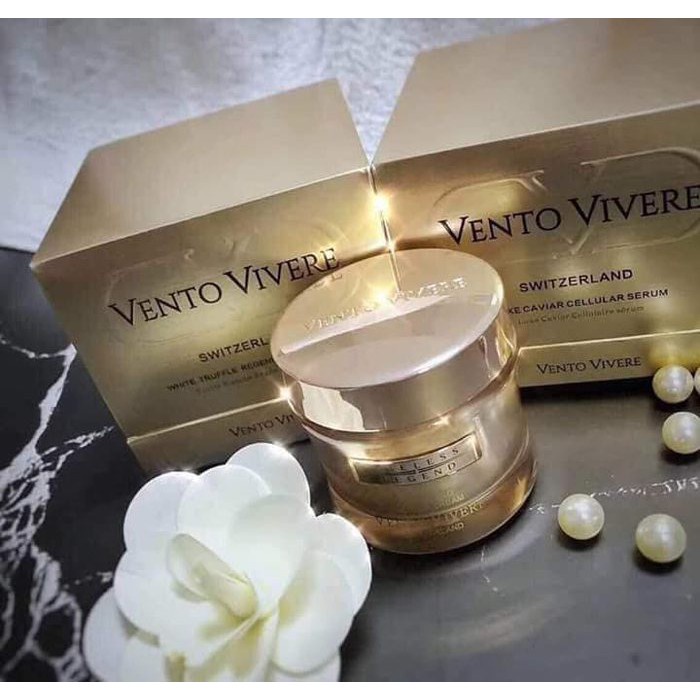 Kem dưỡng trắng da Vento Vivere Pearl Rare Illuminating Cellular Cream Thụy Sĩ