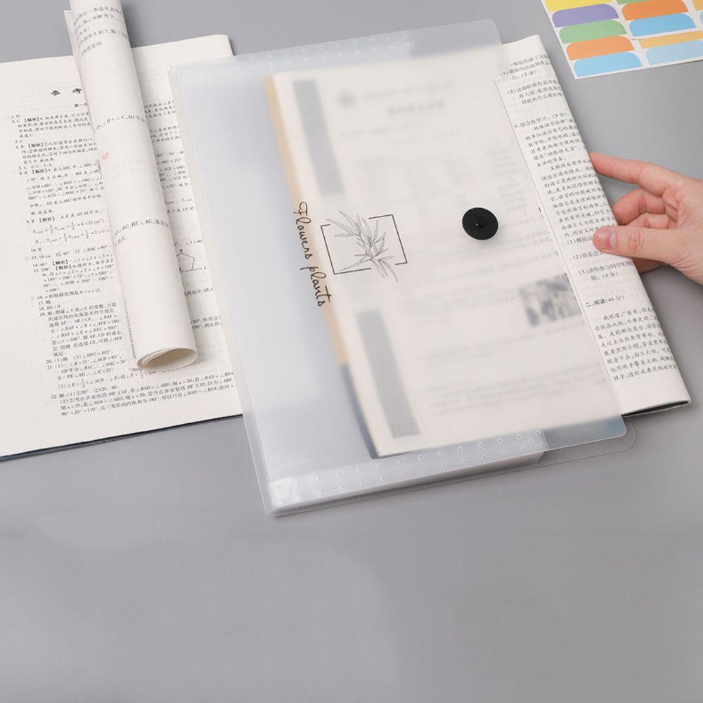 DORAW Bìa Đựng Tài Liệu Có Nút Bấm Và Ngăn Lọc Đựng Tiện Dụng