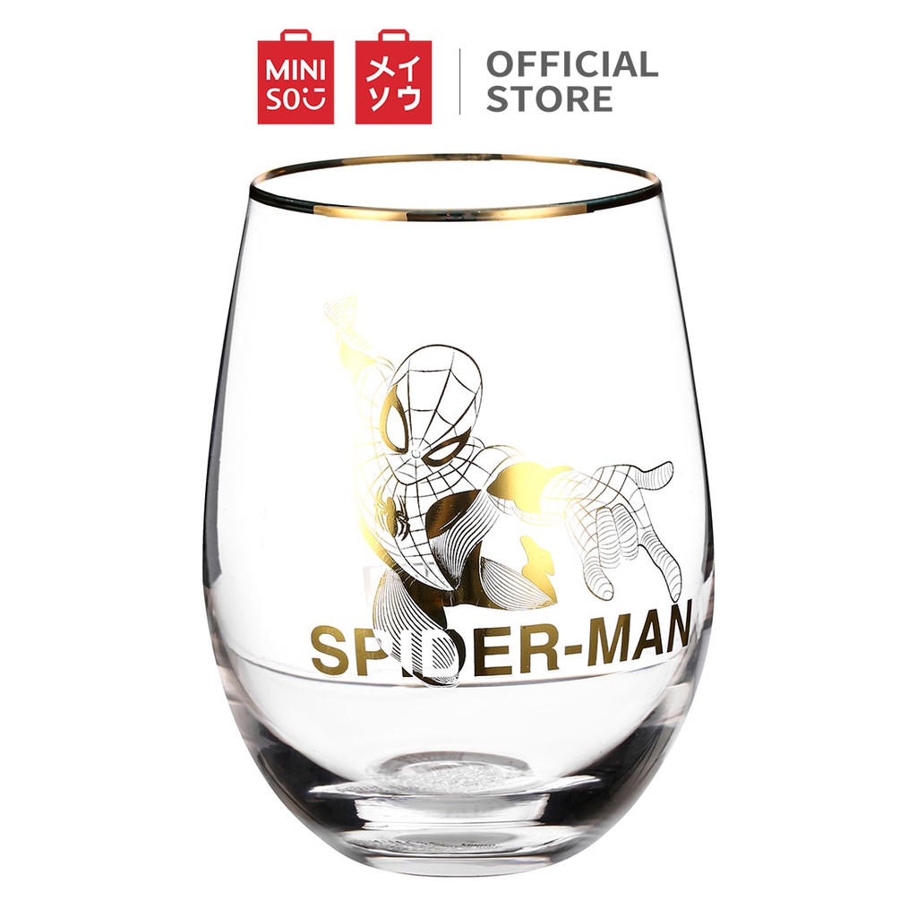 Cốc thủy tinh 535ML -Miniso x Marvel Collection Glass