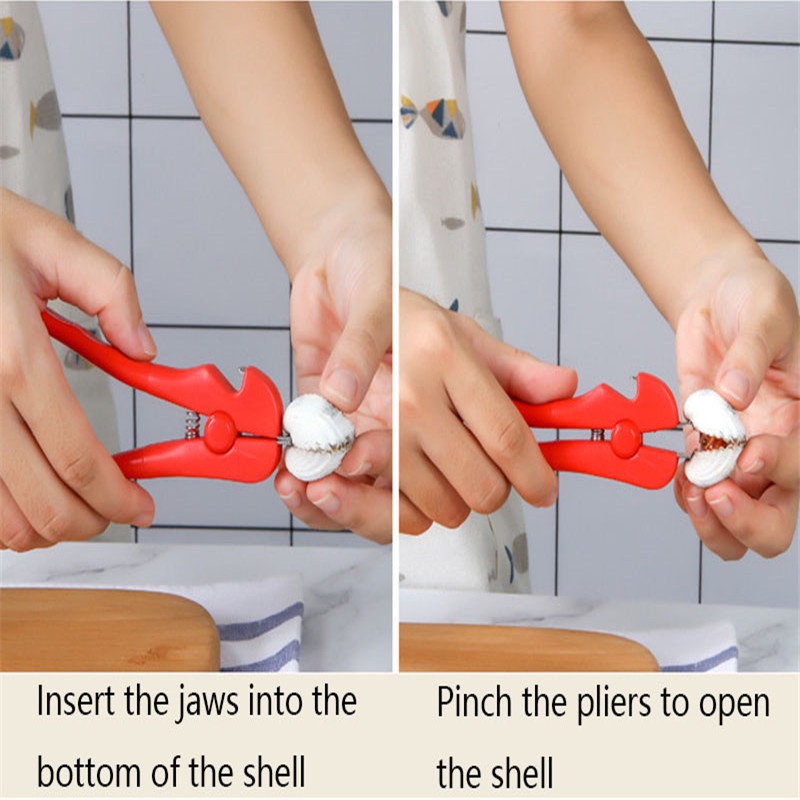 Dụng Cụ Tách Vỏ Sò Đa Năng Bằng Thép Không Gỉ