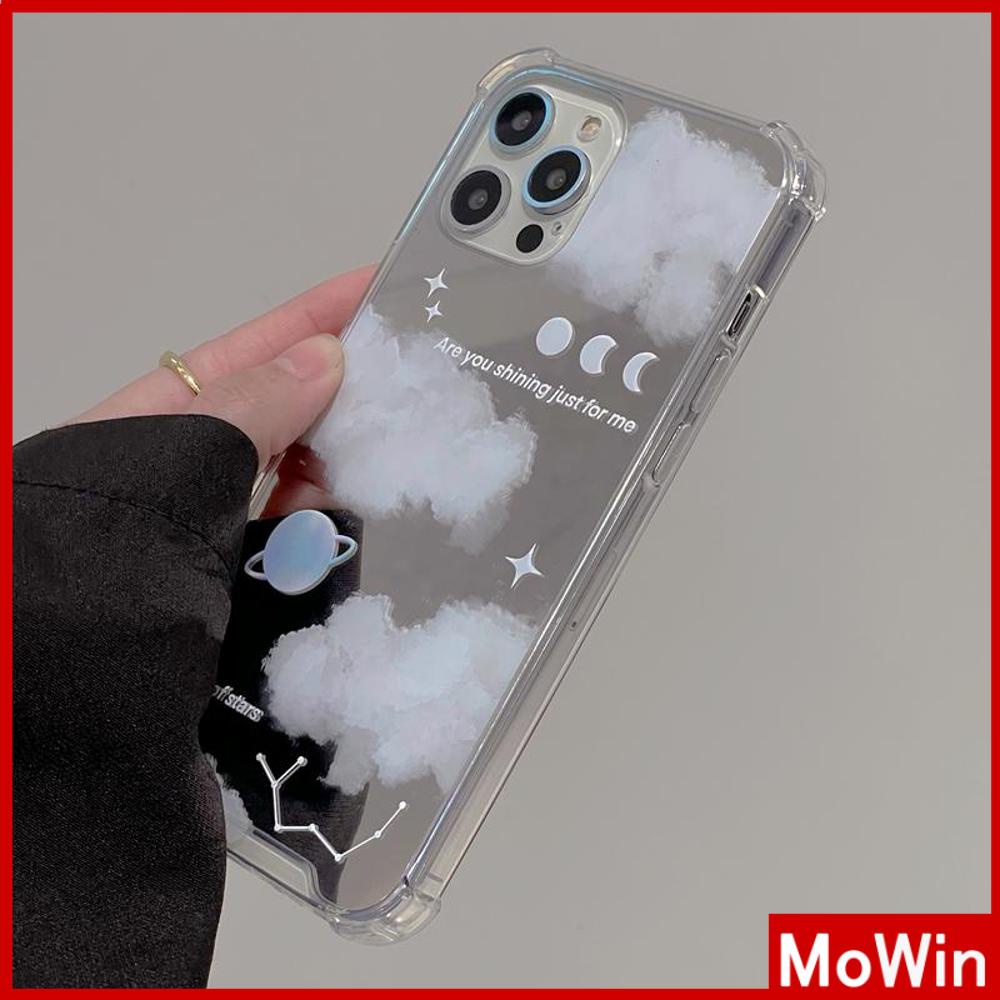 Ốp điện thoại acrylic tráng gương chống sốc bảo vệ ống kính máy ảnh thích hợp cho iPhone 11 13promax 12promax 7plus xr