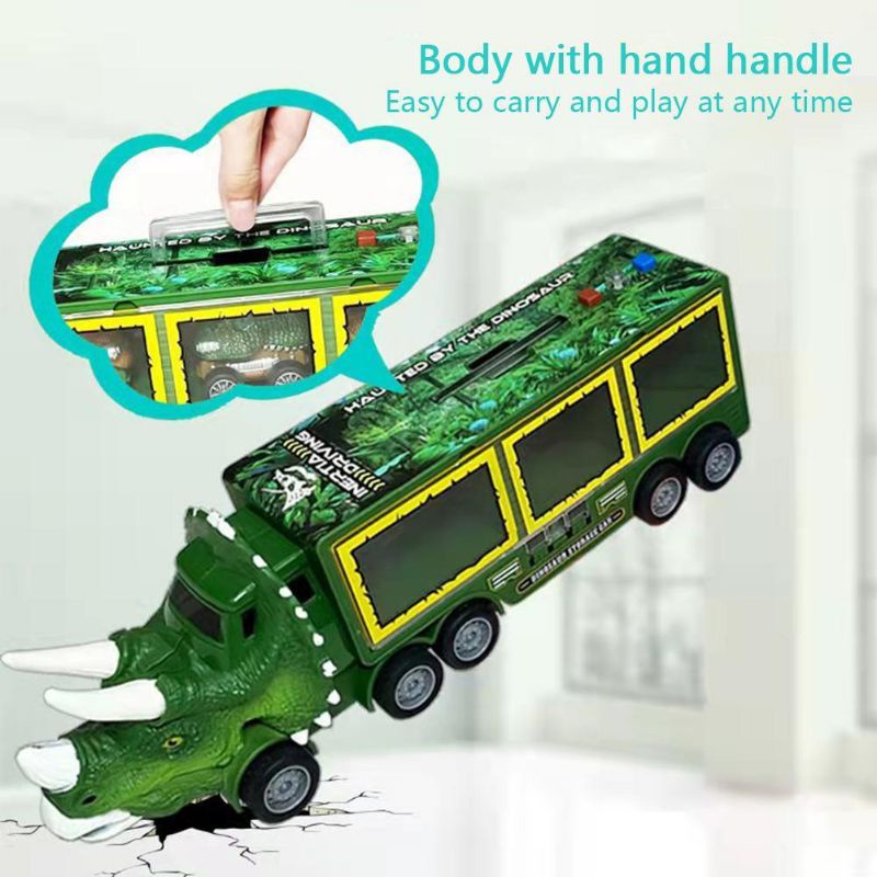 ĐỒ CHƠI Ô TÔ CHỞ KHỦNG LONG ÂM THANH ĐÈN
