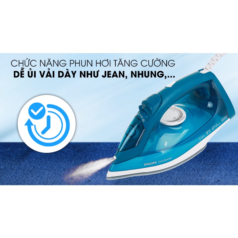 GC1756/20 - Bàn ủi hơi nước Philips GC1756/20 2000W - Hàng chính hãng - Smart House