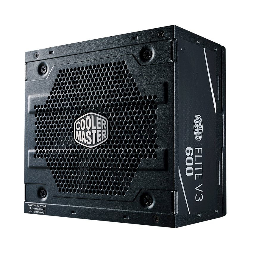 Nguồn máy tính Cooler Master Elite V3 230V PC600 600W (Màu Đen) - Bảo hành chính hãng 36 Tháng