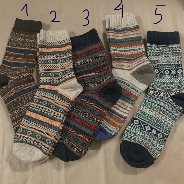 [Sweetsockie] Vớ len thổ cẩm mùa đông