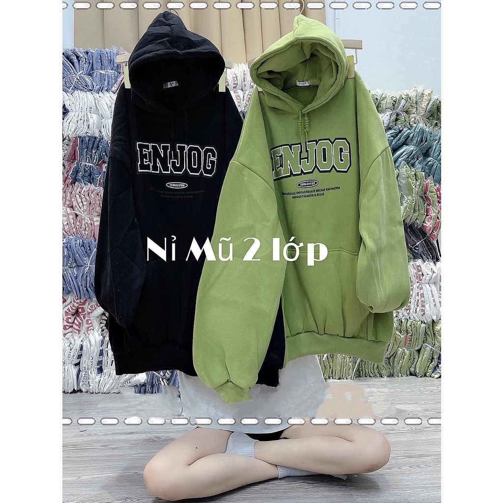 Áo hoodie khoác form rộng nam nữ chữ ngẫu nhiên nhiều màu, chất nỉ bông dày dặn Ulzzang Unisex