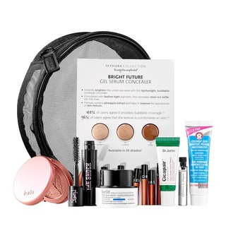 Tách set mỹ phẩm mini size của Sephora : má hông tarte , kem dưỡng belif , YSL