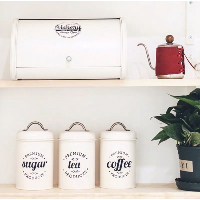 Set jar retro- hộp nhôm đựng gia vị và đồ khô tiện lợi