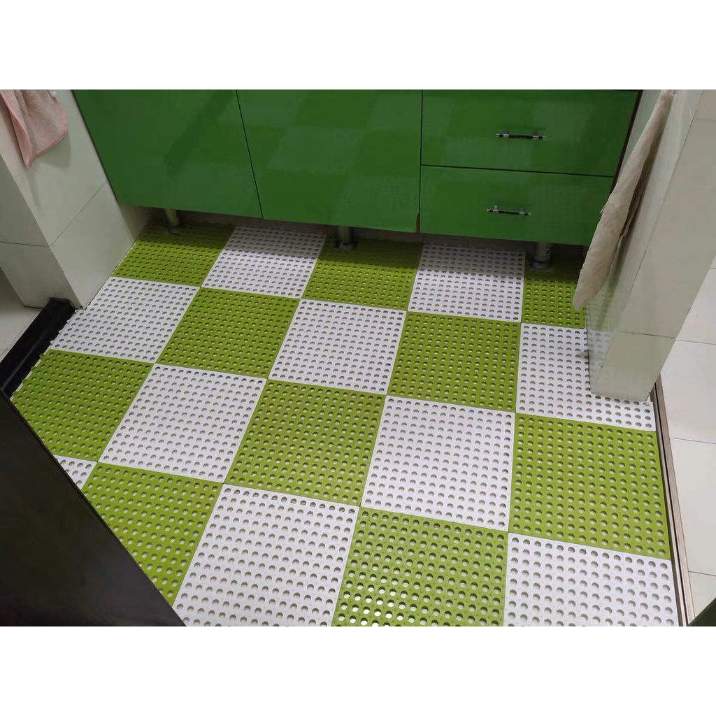 Tấm lót sàn nhà vệ sinh - Vỉ nhựa lót sàn chống trơn Trải Sàn Nhà Tắm/Vệ Sinh/Nhà Bếp/Chuồng Mèo t200g