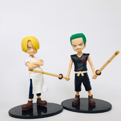 Combo Luffy Zoro Sanji ACE Sabo lúc nhỏ Cao 15cm