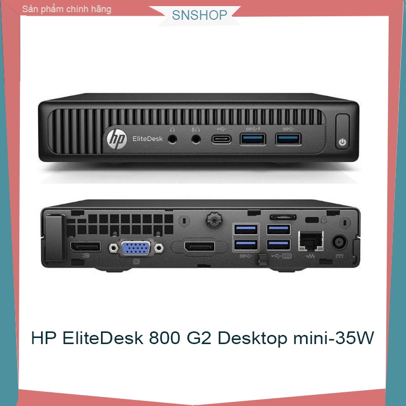 Máy Tính Để Bàn HP EliteDesk 800 G2 Desktop Mini 35W Wifi- CPU i5 6600T Ram 8GB SSD 256G- Bảo Hành 3 Tháng thumbnail