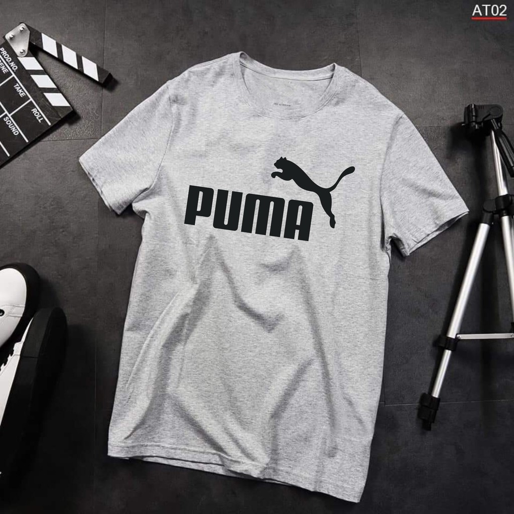 [SALE 50%] - Áo Thun Nam Puma Cổ Tròn Cao Cấp ( nhiều màu) Tay Ngắn, chất cotton bề mặt vải mềm Mịn cực hot dễ phối đồ