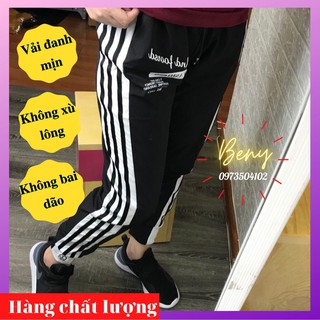Quần Thể Thao 💖FREESHIP💖 Quần Thể Dục-Jogger Gió Cạp Chun Vải Không Xù